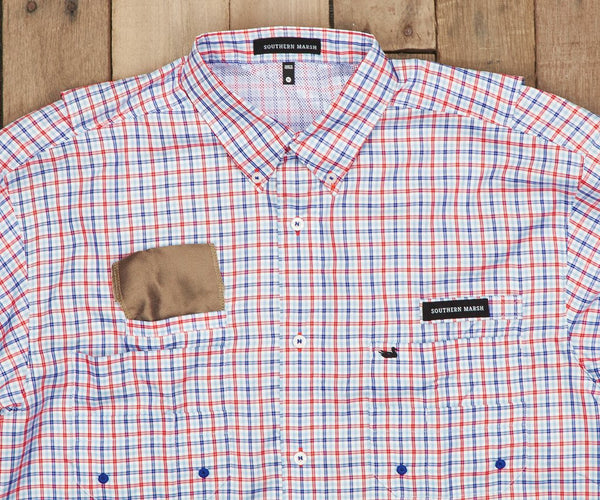 Harbor Cay Fishing Shirt - Abaco Grid