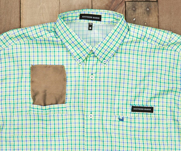 Harbor Cay Fishing Shirt - Abaco Grid