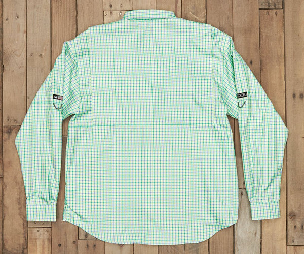 Harbor Cay Fishing Shirt - Abaco Grid